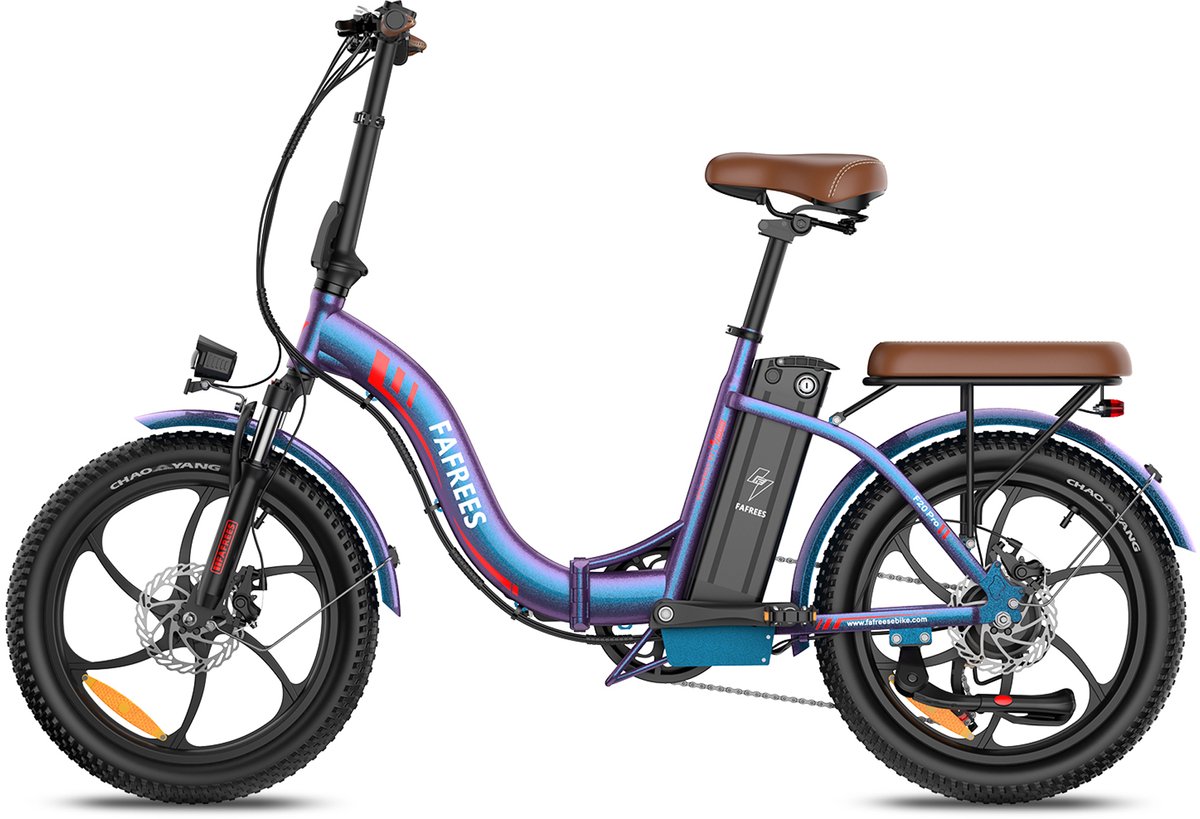 Fafrees F20 Pro Elektrische Fiets - 250W 20 Inch E-bike - 36V 20Ah Accu - Bereik 75-100km - Shimano 7 Versnellingen - Verende Voorvork - Opvouwbaar