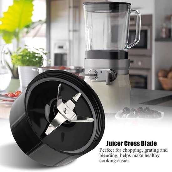 ZEYNOMAX- Mes Vervangend voor Blenders - Keukenaccessoire - Sapcentrifuge - Afzuigkap - Dwarsdeel - 200W Scherp. - Blenderblad van Zeynomax — afbeelding 2