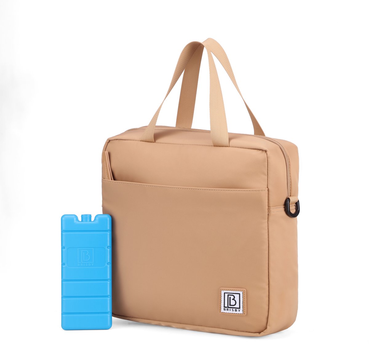 Brisby 4 Laags Geïsoleerde Koeltas - Lunchtas 7 liter - Camel Brown