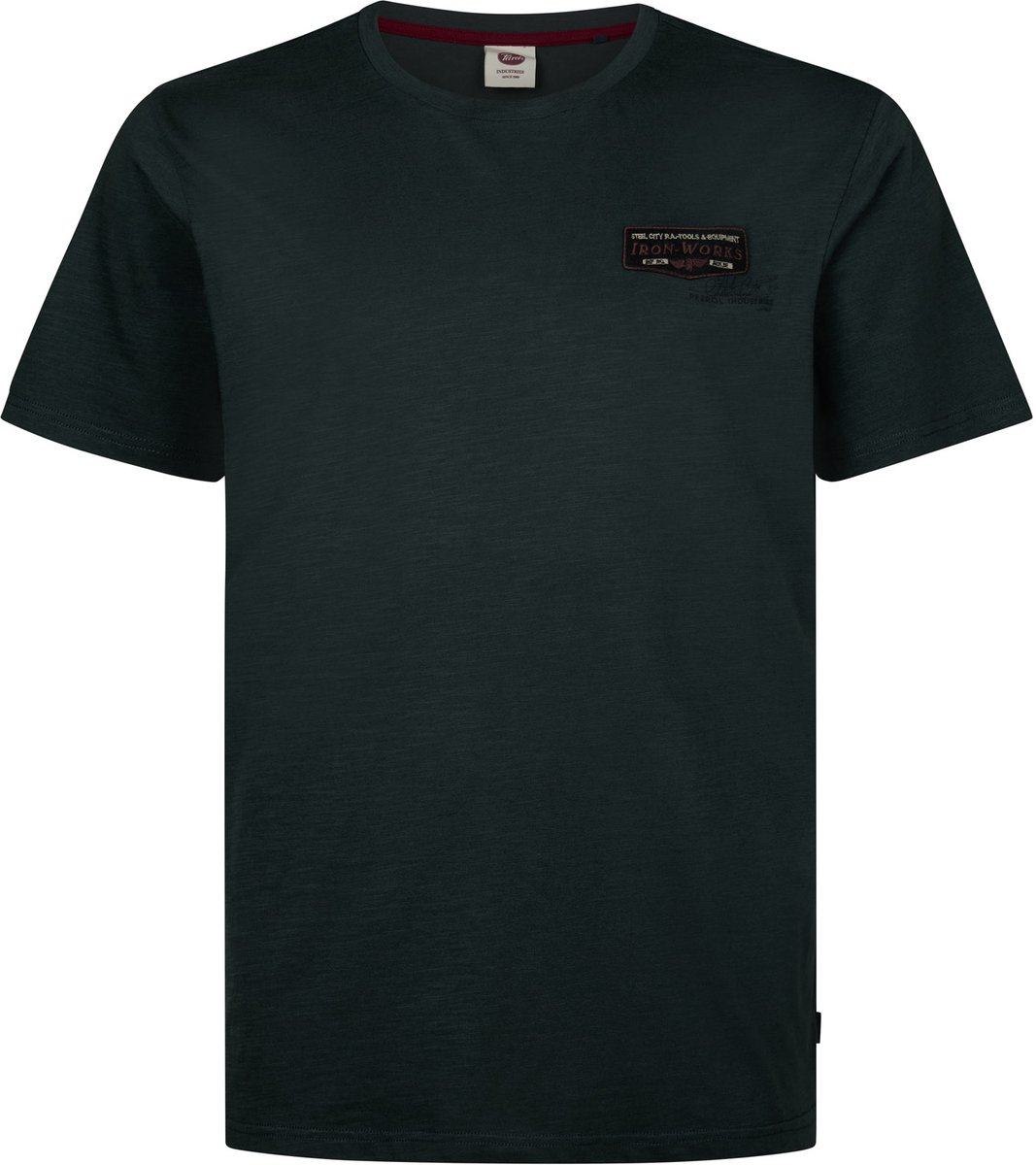 Petrol Industries - Heren Plus Size T-shirt jensen - Groen - Maat 3XL