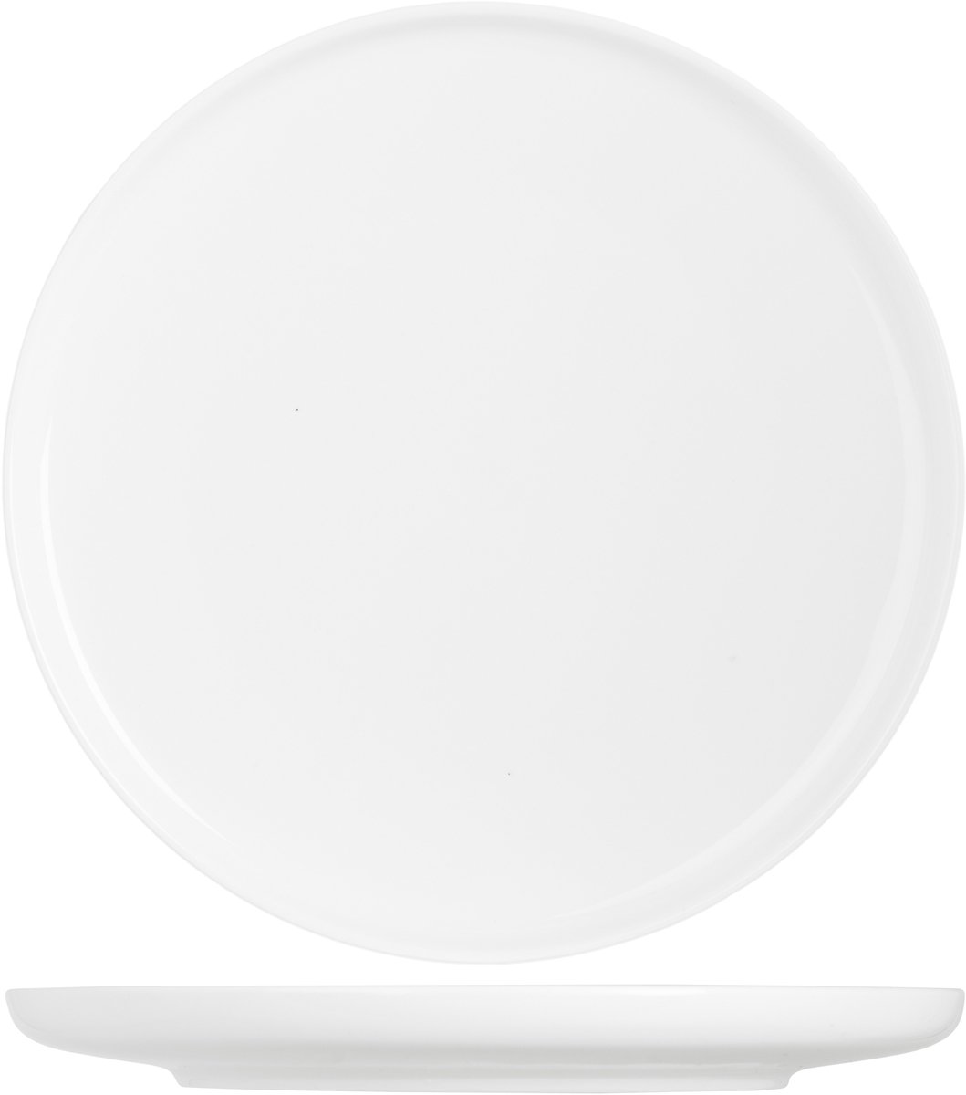 MOON WHITE PLAT BORD D25CM