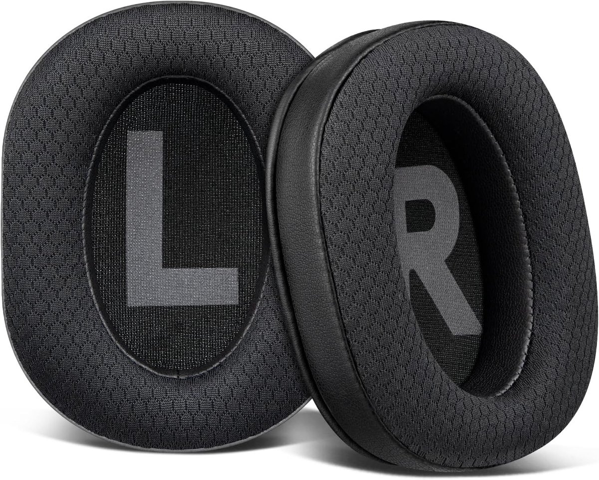 Vervangende Mesh Stof Oorkussens voor Plantronics Rig 600 Pro, 700 en 800 Headsets, Comfortabele Earpads voor Gaming en Muziek