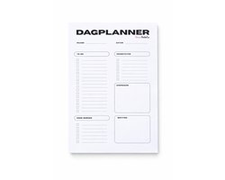 Minimalistische Dagplanner A5 – Ongedateerde Planner – To Do Lijst – Daily Planner – Overzicht & Structuur – Notitieblok