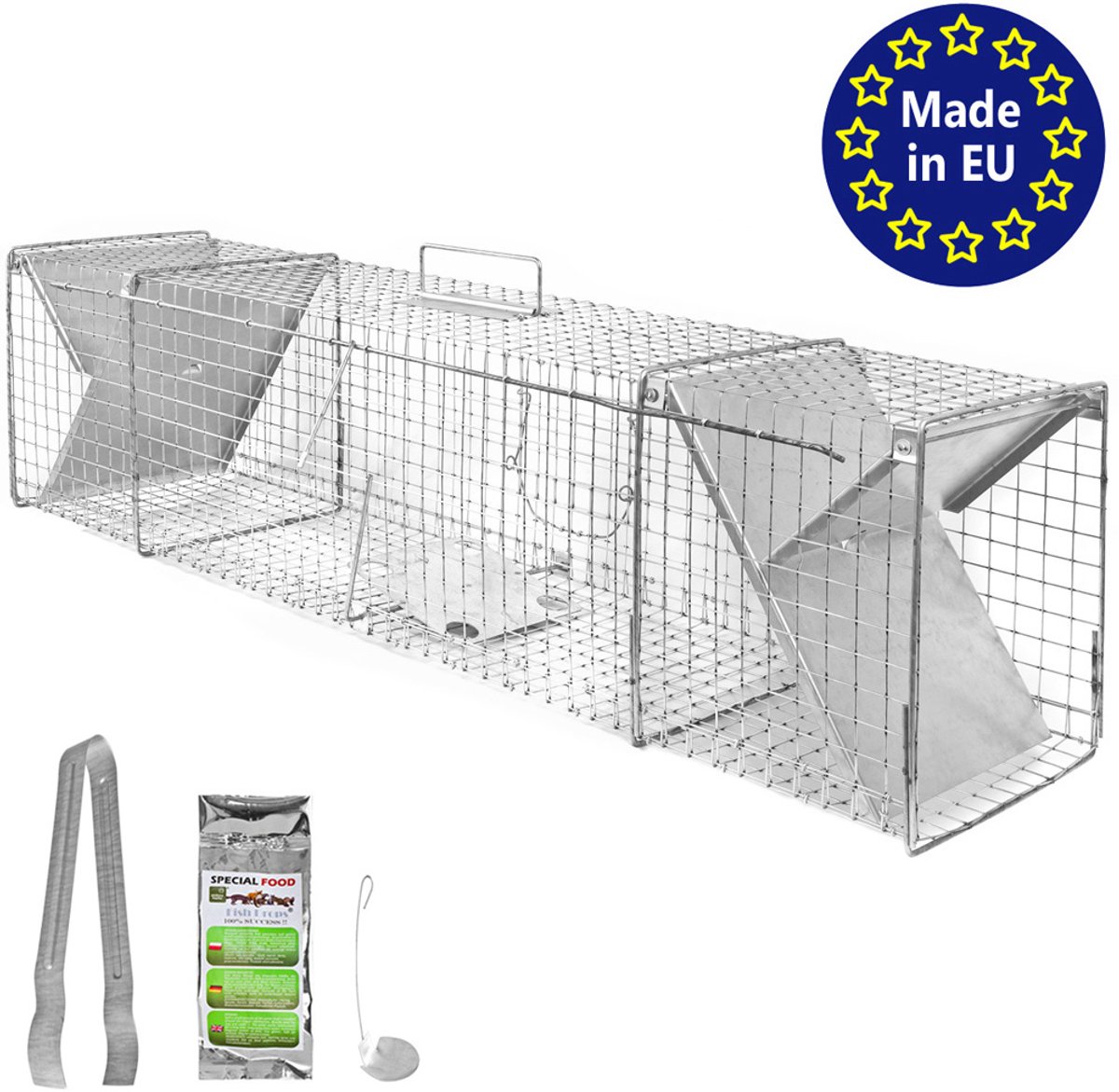 Live Trap Marter Rat Trap Live Weasel Tuin Konijnenverdediging Verplaatsingsval Huisaccessoires Fox Repel Zolder 120 x 31 x 29 Stabiele Petigi