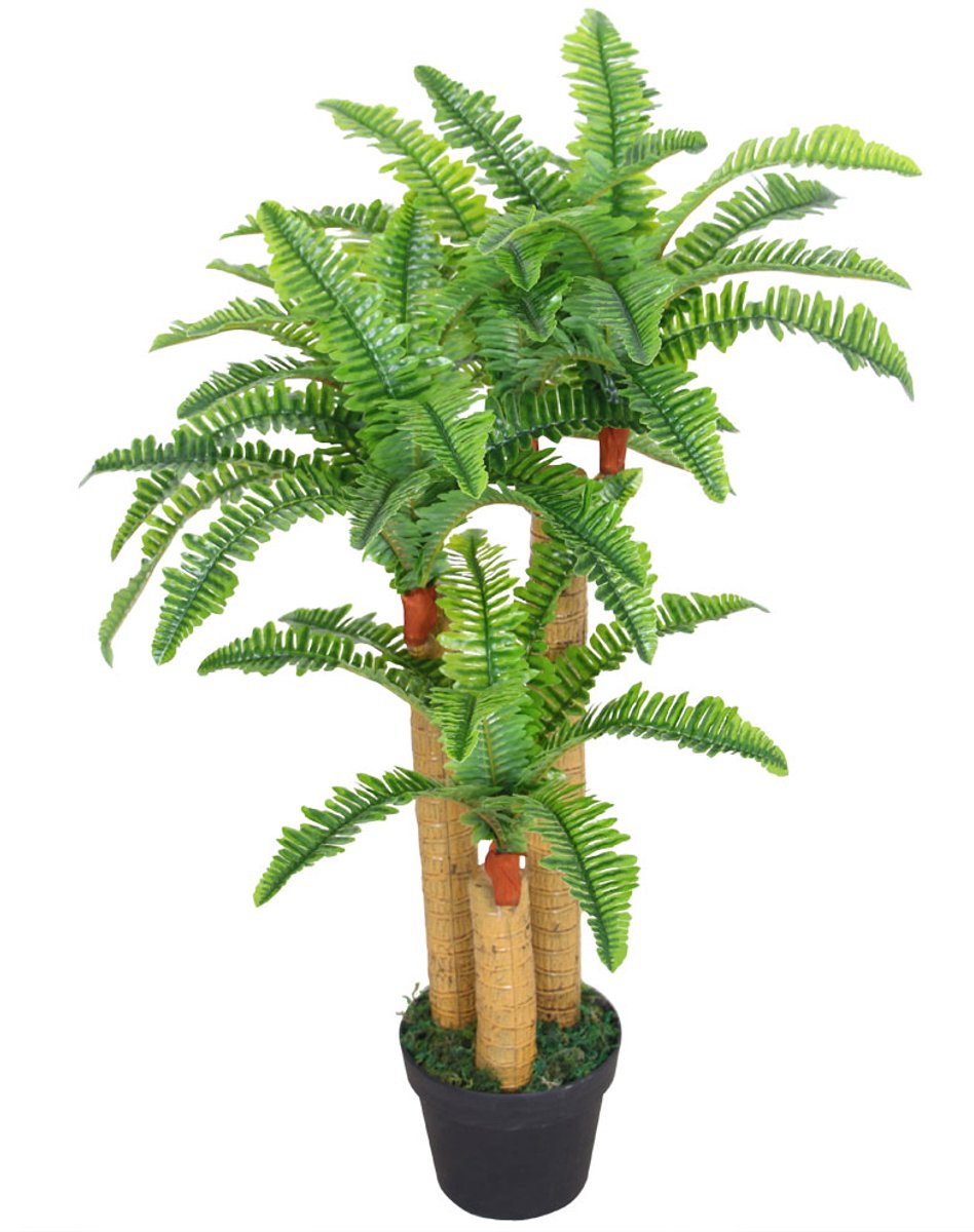 Kunstmatige Valse Boomvaren Plant Decoratie Bininnen 95cm DECOVEGO