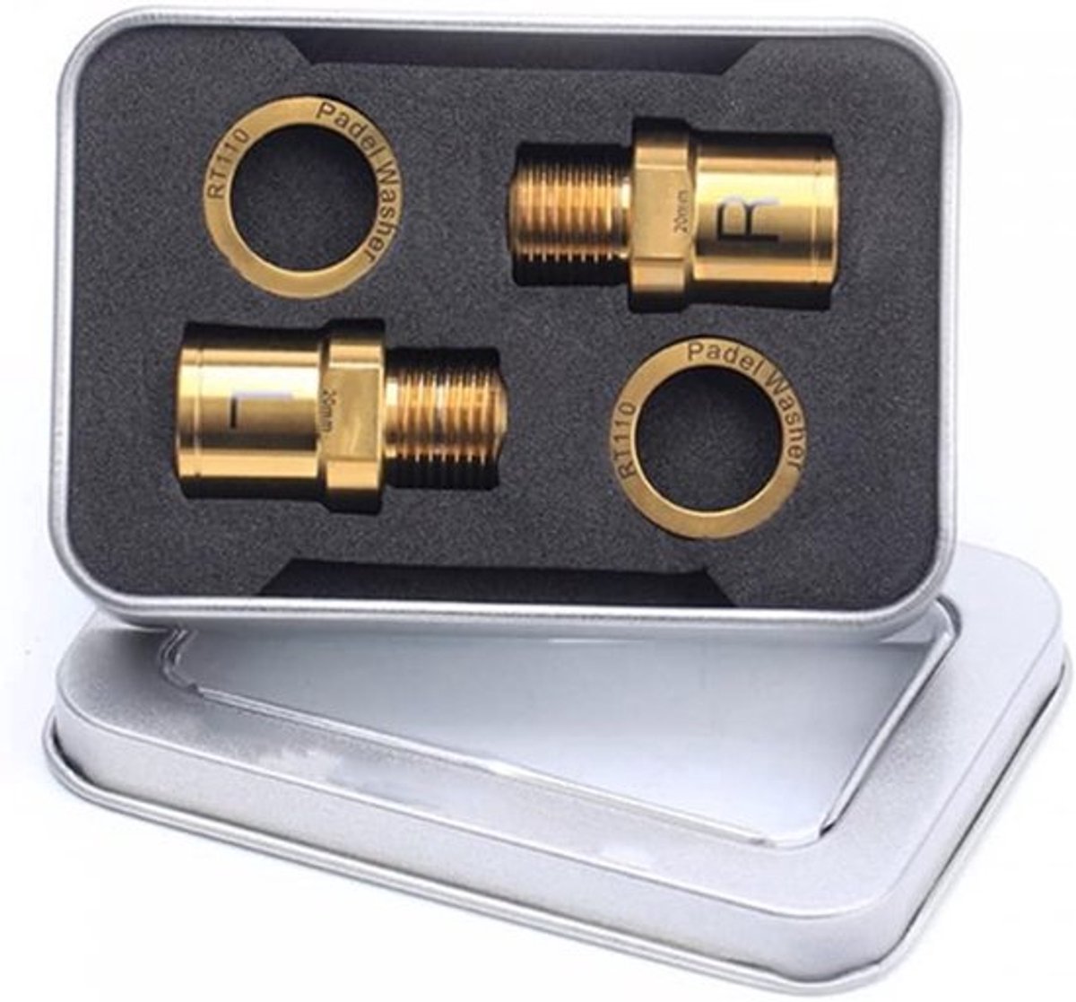 Pedaalverlengers van titaniumlegering - Pedaalverlengingsspacer 9/16" - Fiets SPD MTB BMX Road Street Fiets - 20mm 0.79in