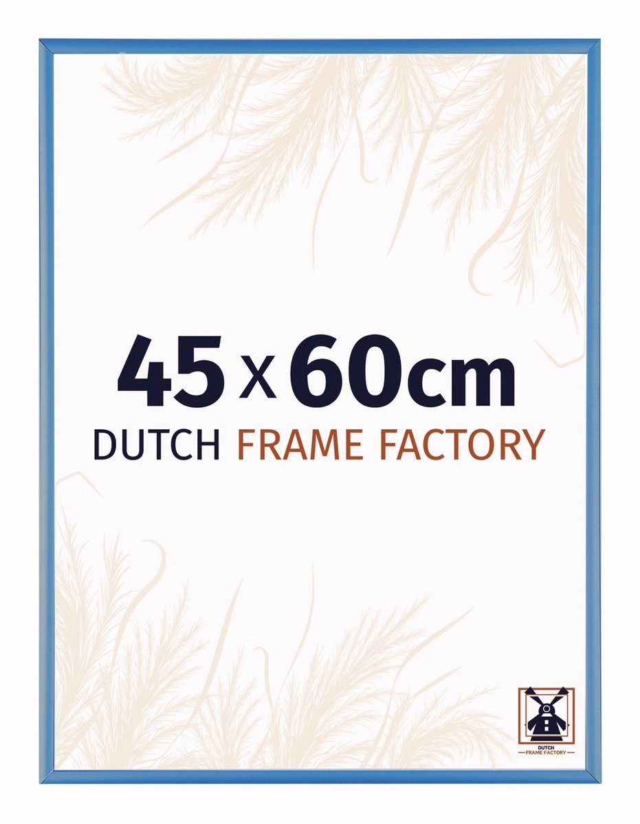 Fotolijst 45x60 cm - Aluminium - Staal Blauw - Kampen