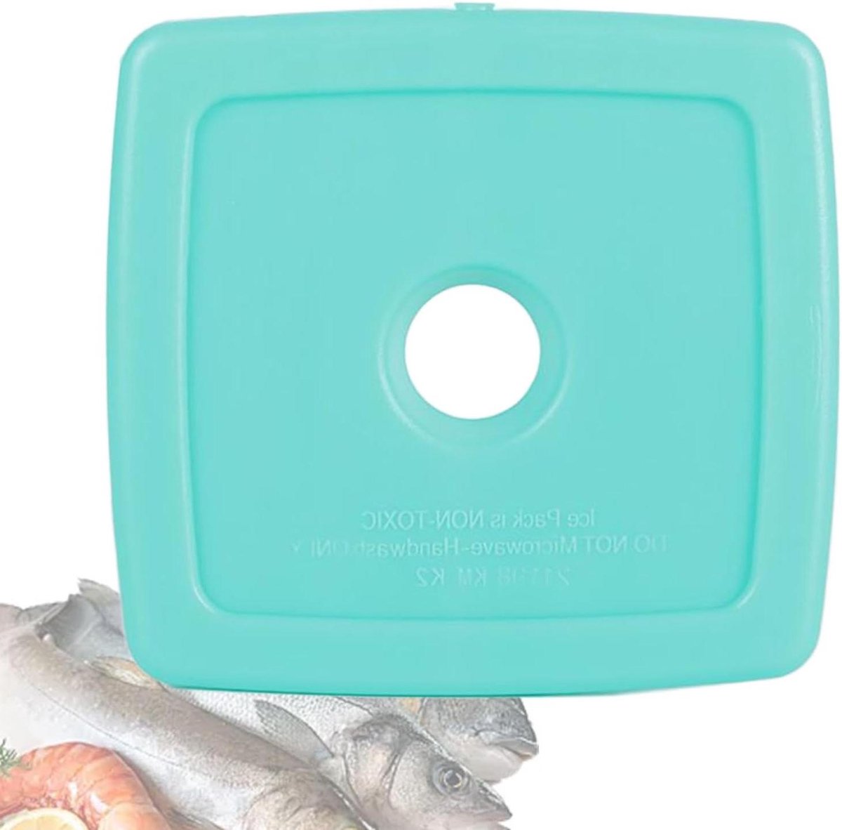 Draagbare Koeltas - Lunchtas Koeler - Buiteneten Koel Houden - Extra Dun Ontwerp - 12x12x1 cm - Mintgroen
