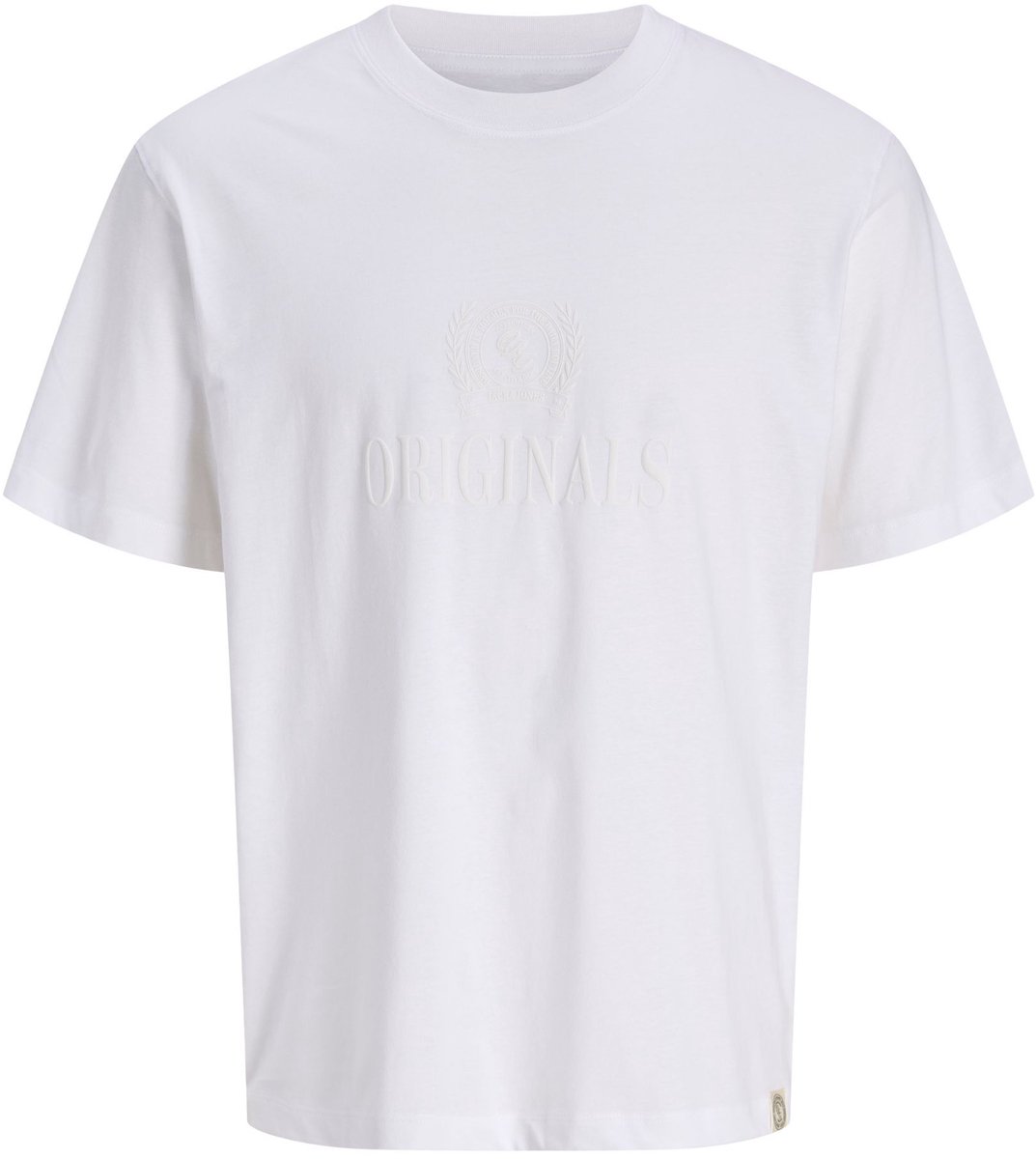 JACK&JONES - JORFREDERIKSBERG MONOGRAM TEE SS CN - Heren - T-shirts