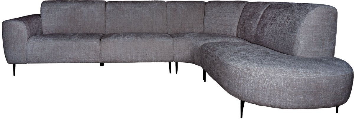 Home67 Hoekbank Mico Cremona Taupe 24 - Rechts - Moderne Loungebank in Hotel Chique Stijl
