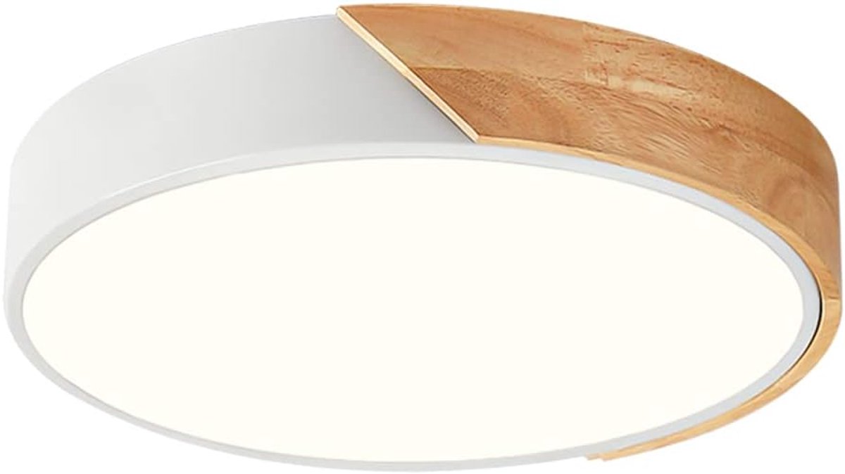 Riserva LED Plafondlamp Rond 43W Wit Hout Dimbaar met Afstandsbediening 4837lm 3000-6500K Modern