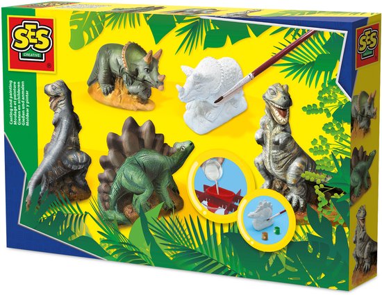 SES - Gieten en schilderen - Dino's