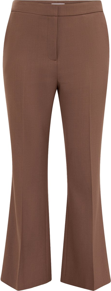 WE Fashion Dames flared pantalon - Curve