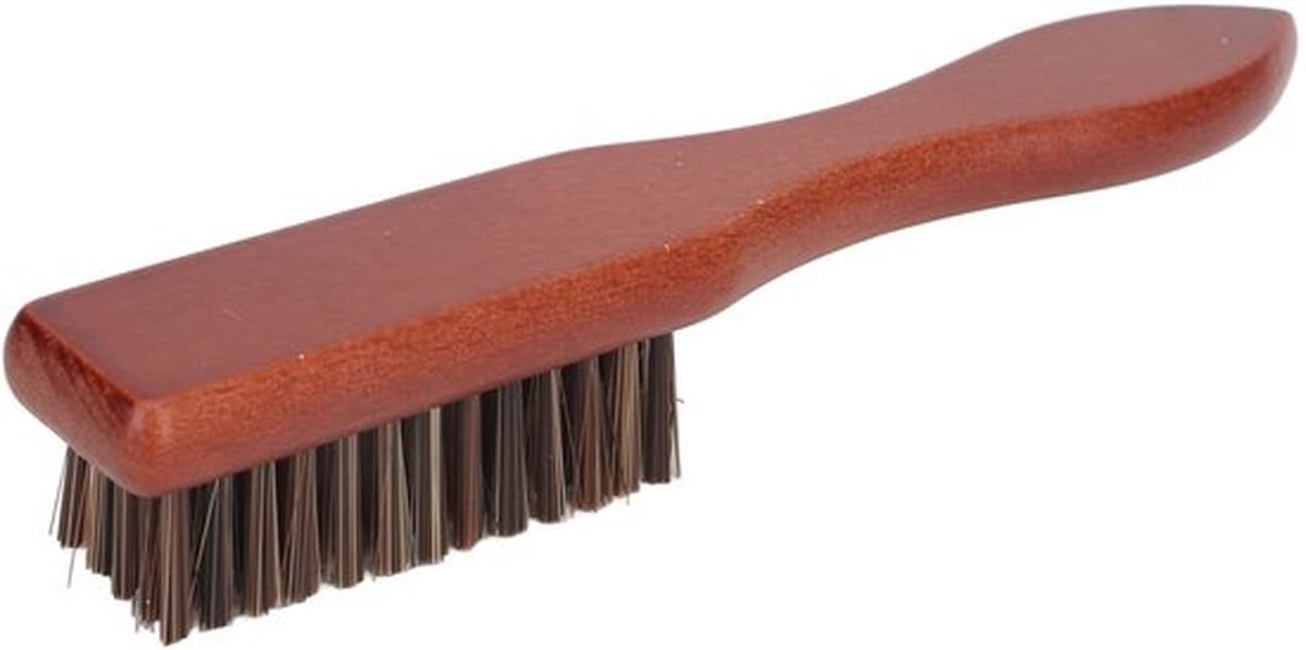 Baardborstel voor kappers - Professionele reiniging Nylon composiet hout fade borstel met styling verwijdering van losse haren borstel reinigingstool