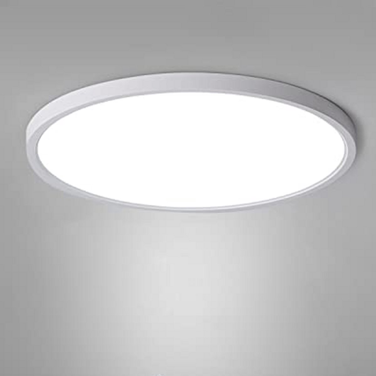 Riserva LED Plafondlamp Rond 24W Wit Modern Design 2700lm 6500K Platte Plafondlamp voor Woonkamer Slaapkamer