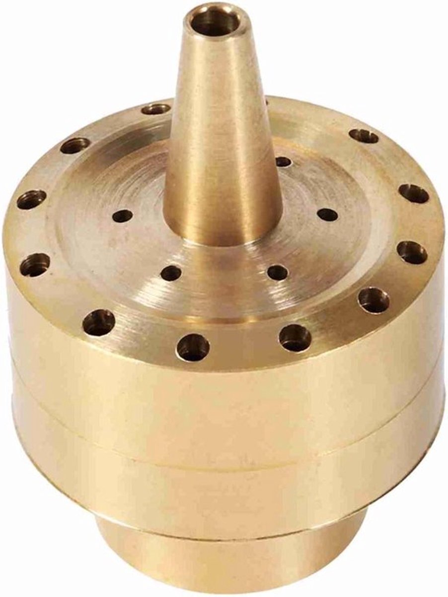 Fontein sproeier sproeier hoofd koperen kolom watermondstuk voor tuin vijver - 1/4" 1/2" 3/4" .