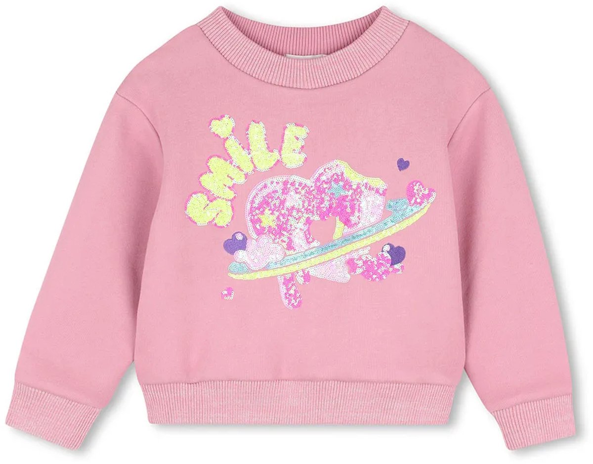Billieblush U22568 Sweatshirt Roze 12 Years Meisje