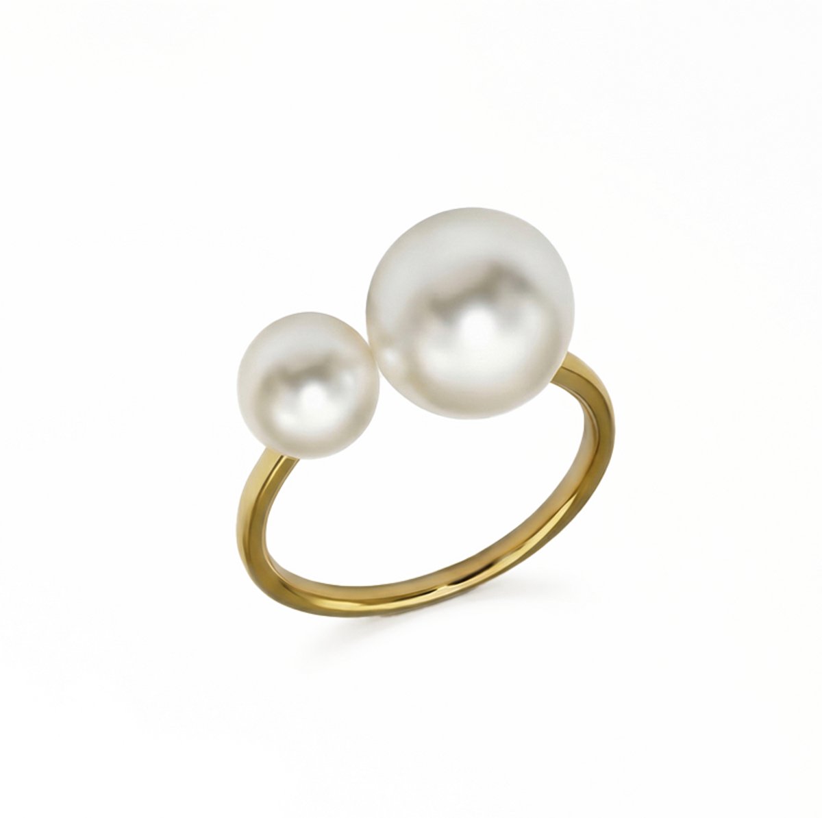 Servetring - Servetring Set Van 4 - Servetring Parel - Servetring Goud - Tafeldecoratie