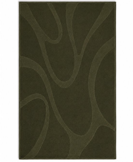 Funnies Strandlaken XXL 100x200 cm - Waves Forest - 500 gram/m2 Dik - Strandhanddoek Volwassenen - Sneldrogend en Zacht Katoen - Luxe Badlaken - Badhanddoek - Velours