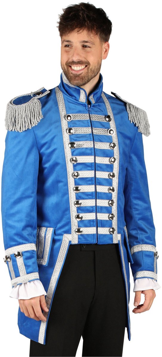 Garde herenjack blauw-zilver