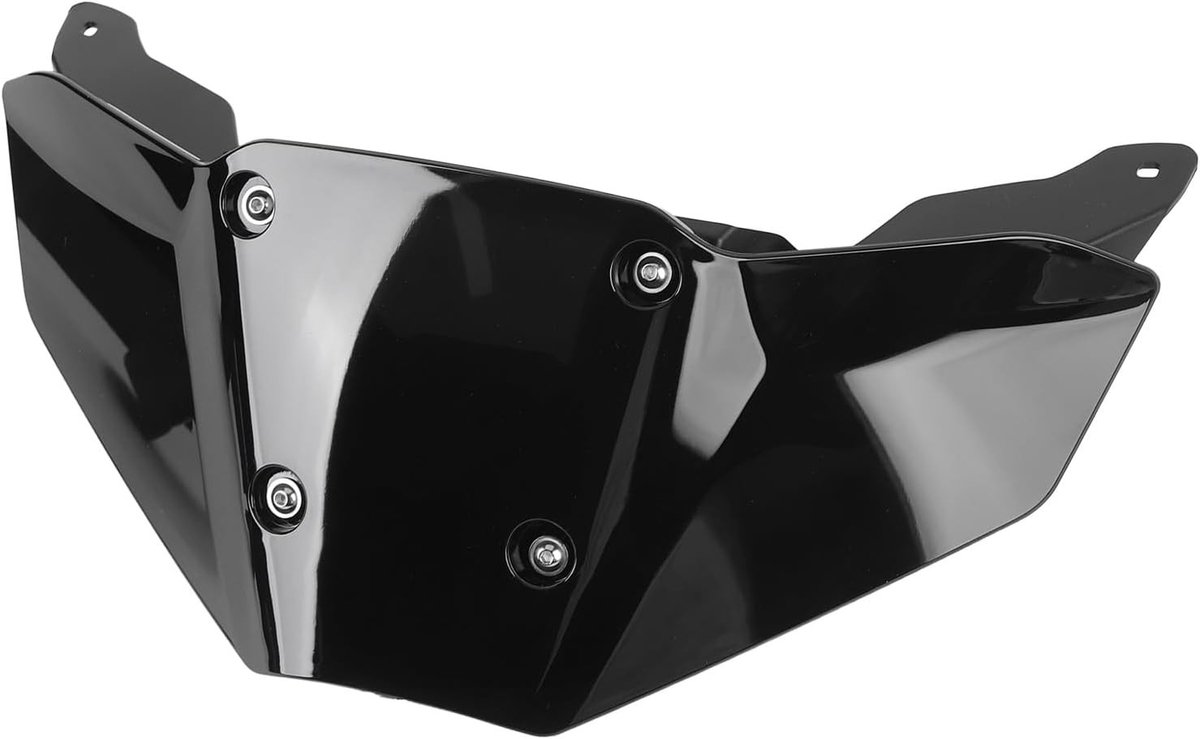 Aerodynamische voorruitafscherming voor motorfiets MT-09 2024+ met windbescherming en montagebeugel (zwart)