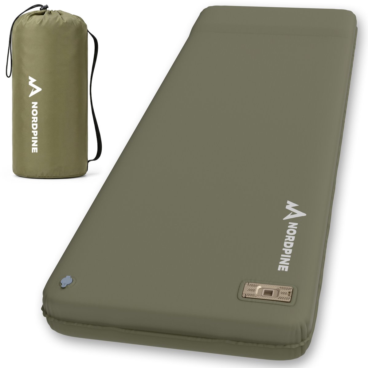 NEOLYMP Zelfopblazende slaapmat met electropomp en memory foam voor camping