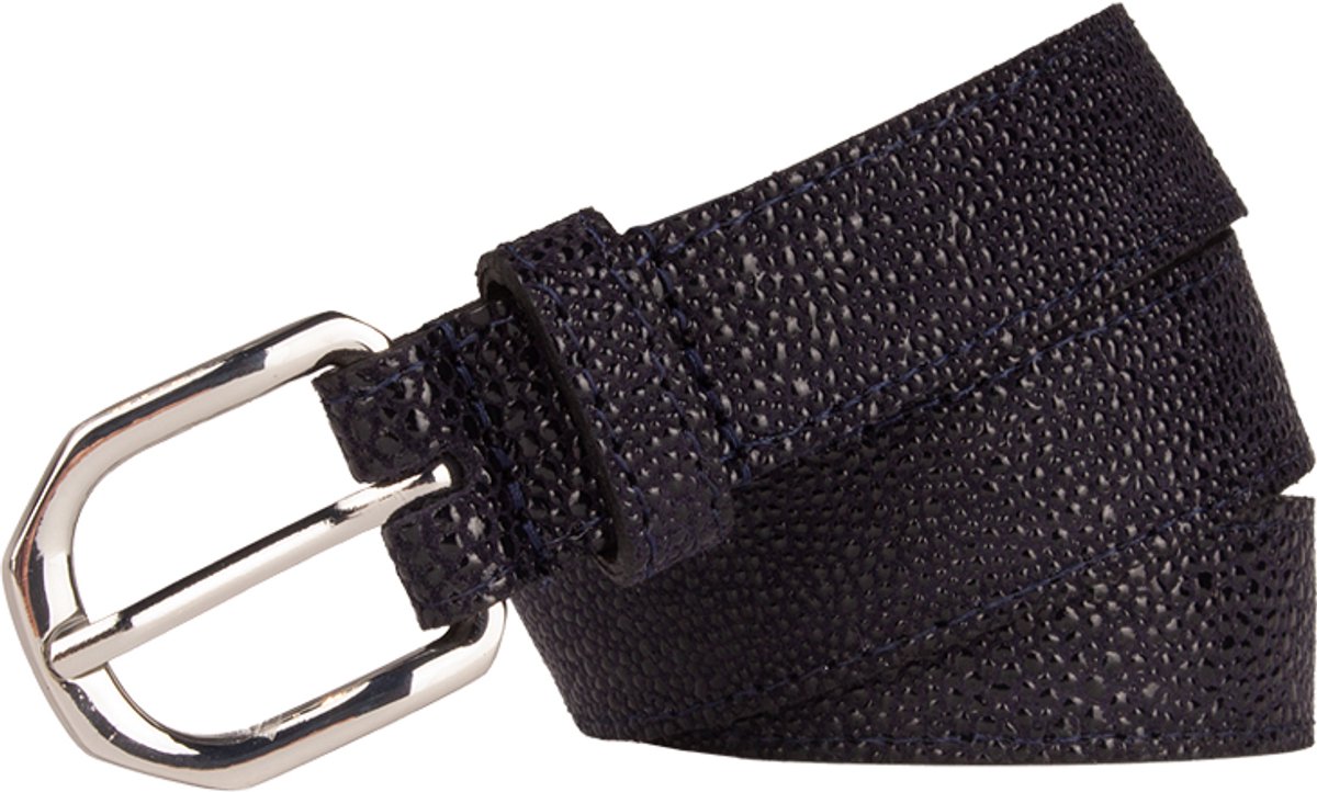 Legend Dames - Leren riem - Blauw - 85 cm
