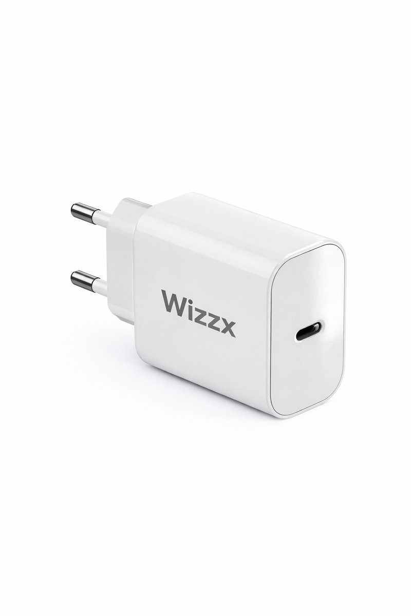 20W- Snellader- USB C Lader- Wit Kleur