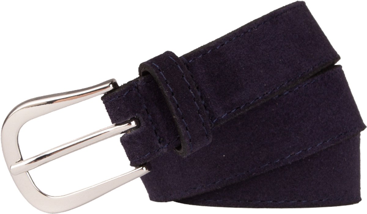 Legend Dames - Leren riem - Blauw - 90 cm