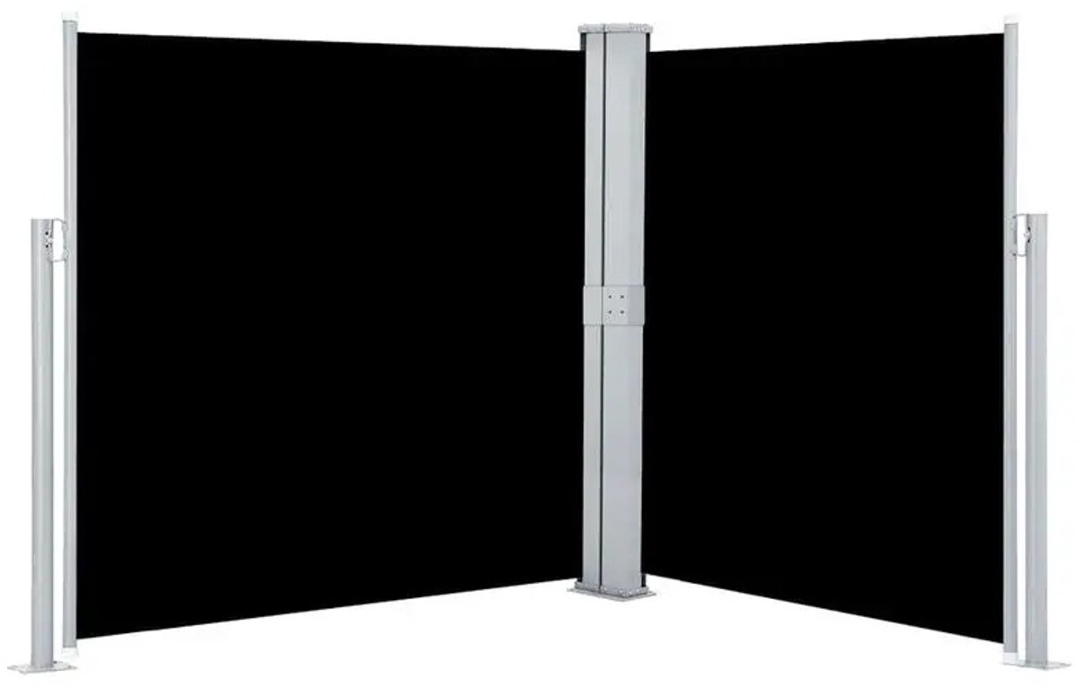 Archi Uitschuifbare Zijluifel - Windscherm & Privacyscherm - Automatisch Oprolbaar - UV-Bestendig - Terras, Balkon & Tuin - 140x600 cm