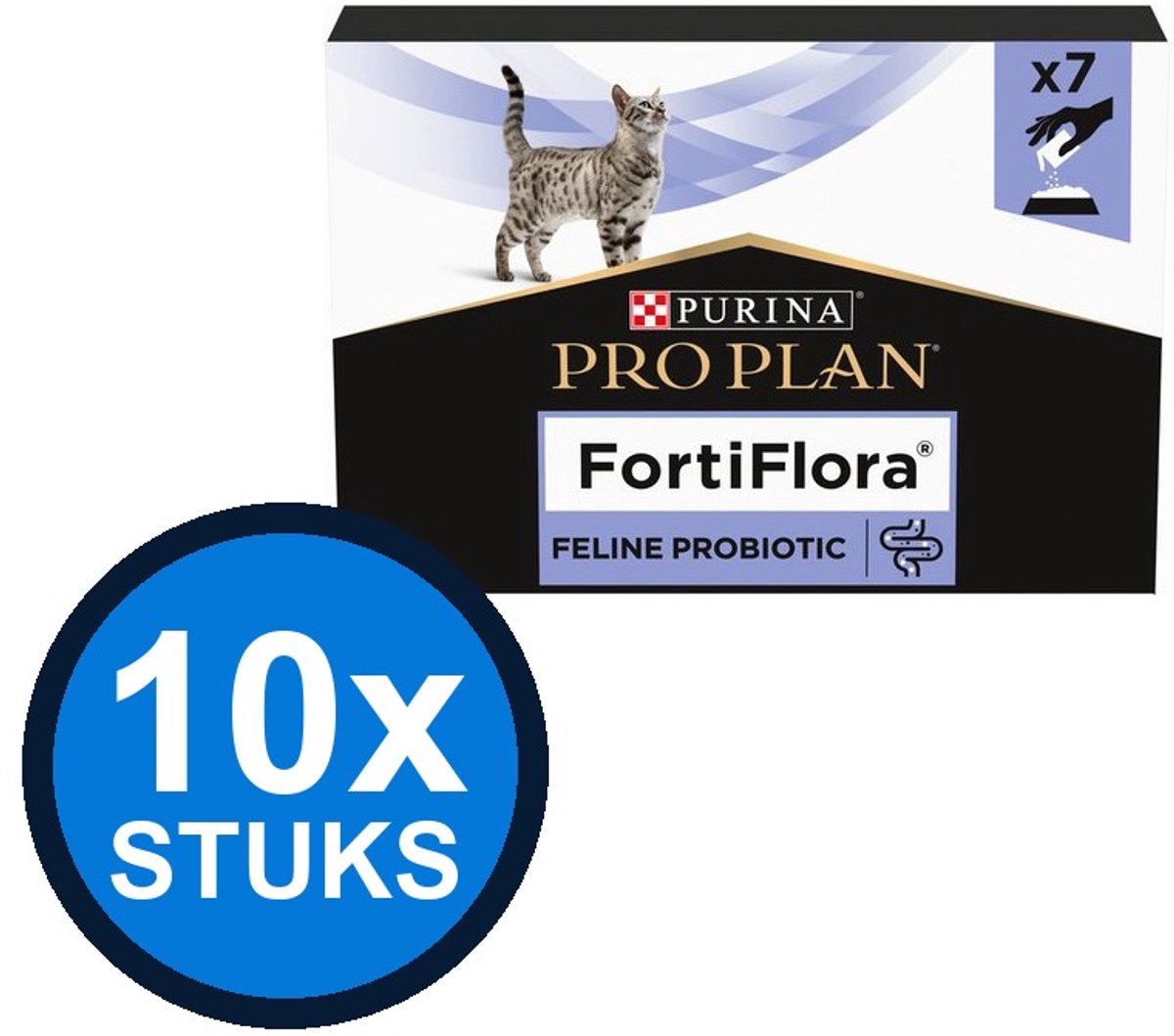 10x Pro Plan - fortiflora kat 7x1gr - Kattenverzorging