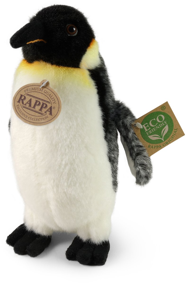 Rappa Eco Friendly Serie - Pluszowy Pingwin - 20 cm - Zacht Pluche - Milieuvriendelijk