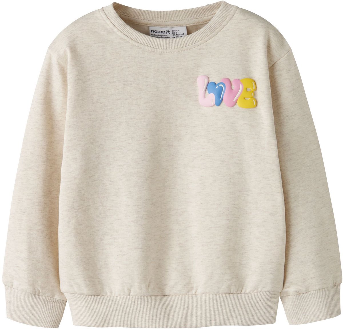 NAME IT - NMFLUKA LS NREG SWEAT BRU Meisjes Trui