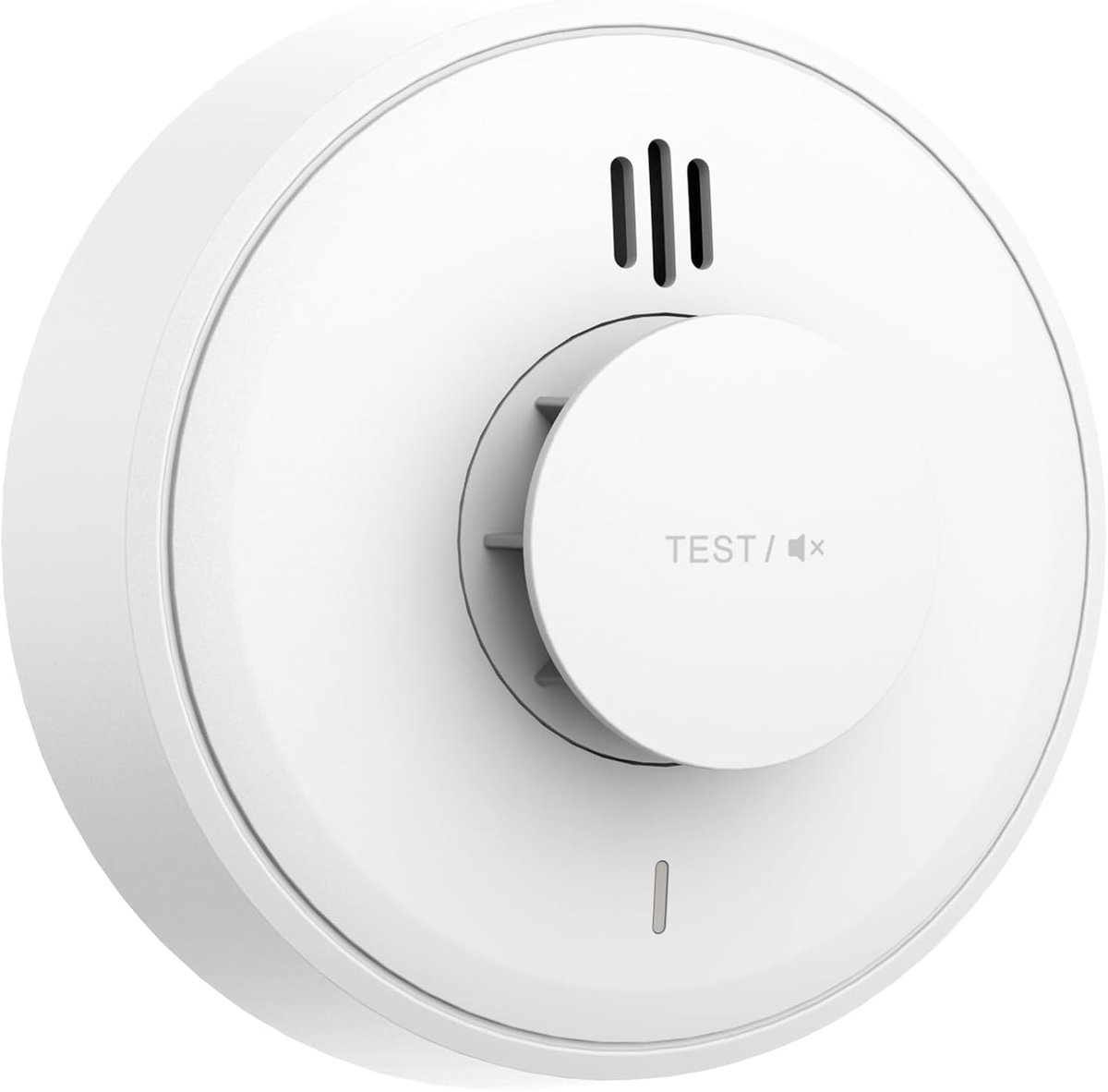 SnelShoppen - Warmtealarm met 10 Jaar Verzegelde Batterij, Warmtemelder voor Keuken, Dempbaar met Infrarood Afstandsbediening, Grote Testknop, Voldoet