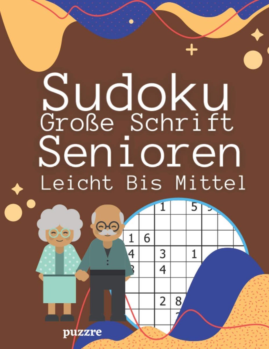SnelShoppen - Sudoku Grote Schrift Senioren Leicht Bis Mittel - Denksport Puzzels voor Volwassenen - 200 Pagina's Fun & Ontspanning