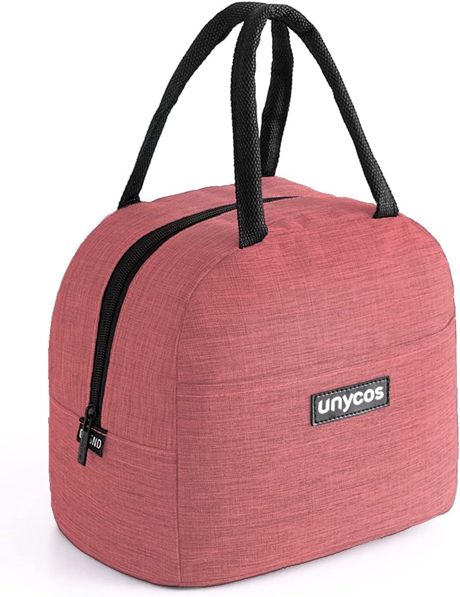 SnelShoppen - Thermal Food Bag 7L Koeltas, Waterdichte Lunchbox, Hermetisch en Isotherm, Ideaal voor Lunch, Kantoor, Reizen of School (Rood)