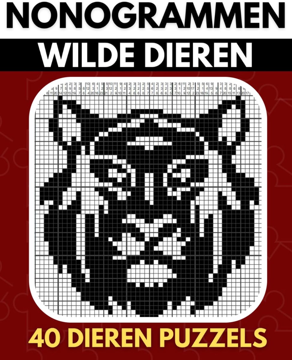 SnelShoppen - Nonogrammen - Wilde Dieren: Moeilijke Nonogram-puzzels voor Volwassenen, Griddlers en Hanjie voor Puzzelliefhebbers
