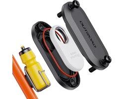 SnelShoppen - SmartTag2 Fiets Houder, IPX8 Waterdichte GPS Tracker Bevestiging, Verborgen Onder Fleshouder, Stabiele Zwart M5 Schroeven (1 Pack - Zwar