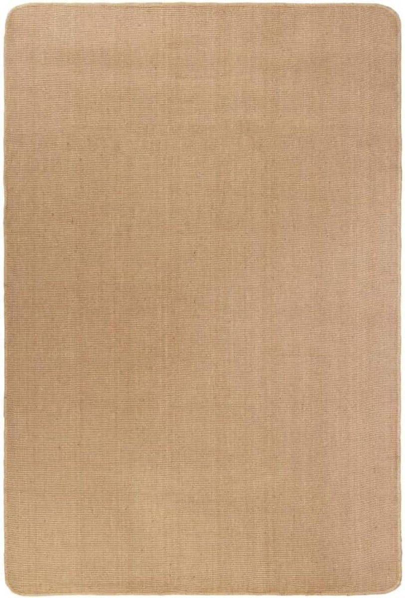 Vloerkleed Jute - Natuurlijk Kleed - Woonkamer Decoratie - Antislip Achterkant - 140x200 cm - Naturel