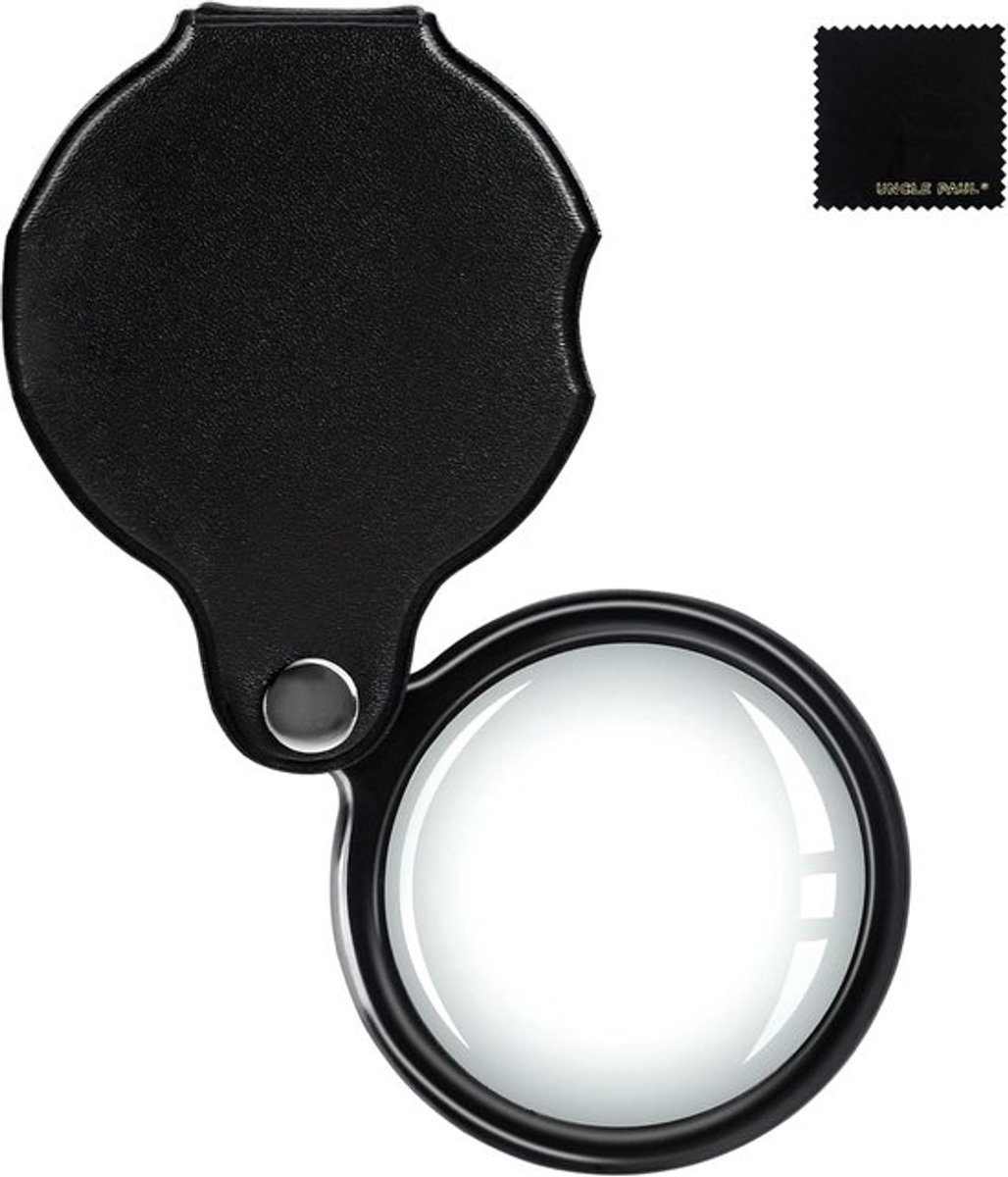 Pocket Vergrootglas met 20X Vergroting - Mini Draagbaar en Opvouwbaar Definitief Oplossing voor Leesinspectie