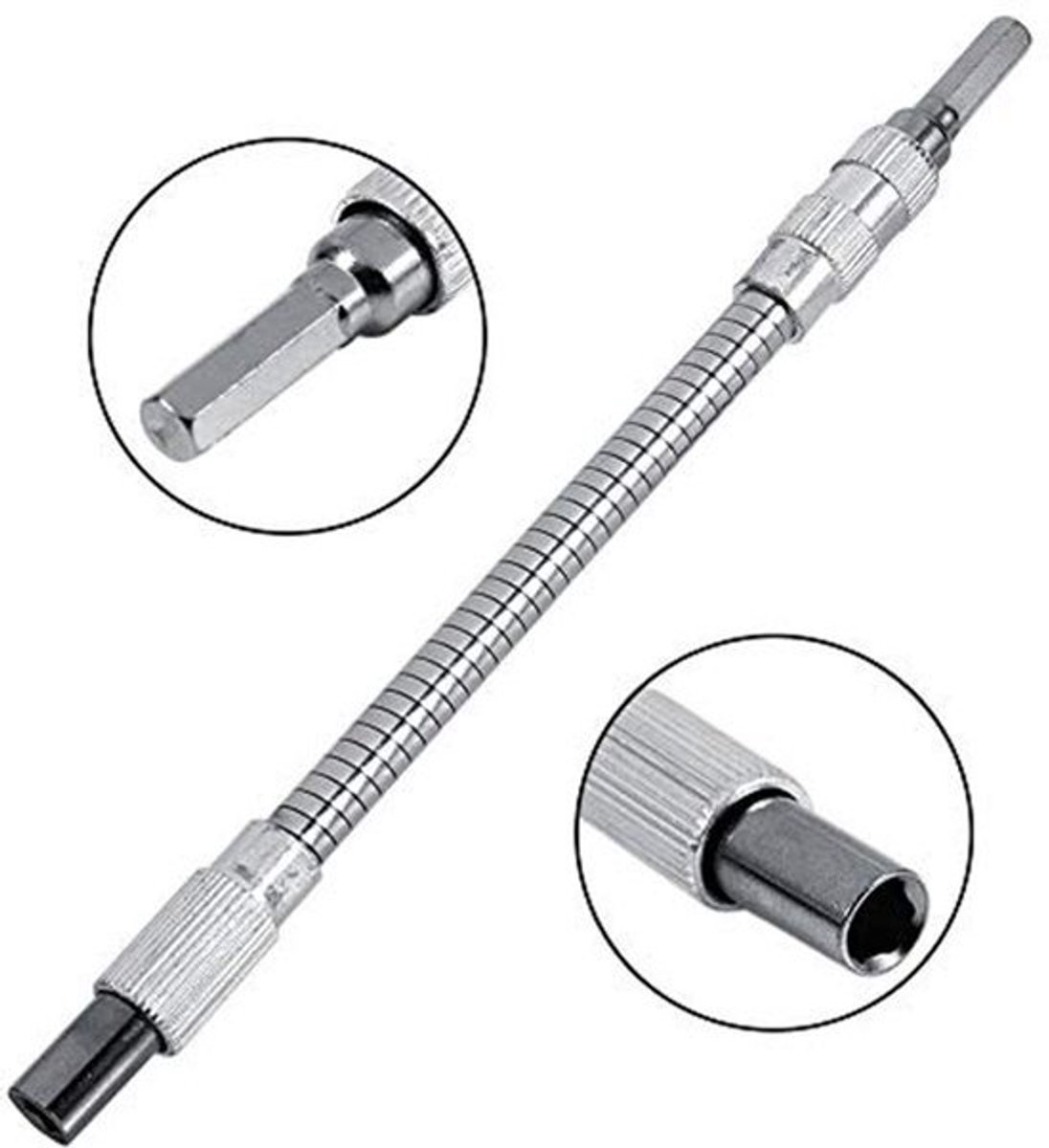 1/4" Flexibele Verlengbalk - Duurzaam Metaal - Voor Boormachine en Schroevendraaier