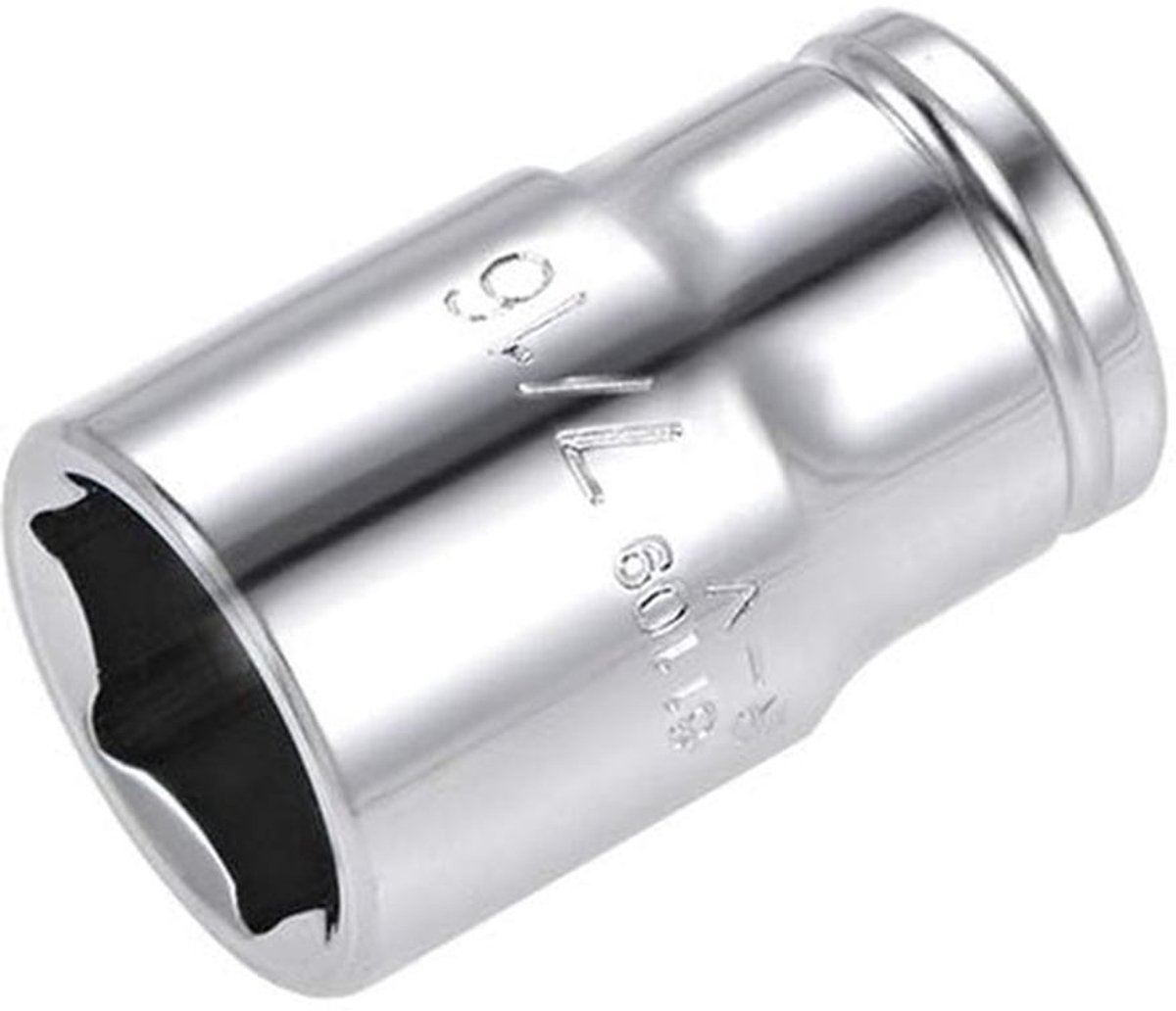 1/4" Aandrijving 7/16" 6-Punt Ondiepe Steeksleutel, Cr-V Aandrijving Sleutel voor Auto Reparatie en Huishouden
