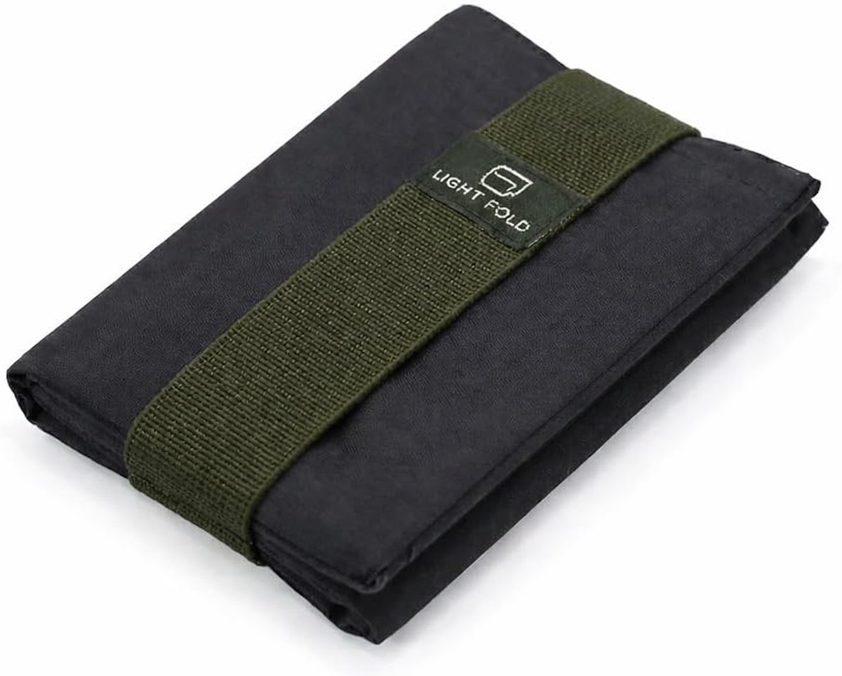 Thijox - Ultra Slim Nylon Trifold Portemonnee RFID Blokkering - Voor 12 Creditcards - Lichtgewicht en Duurzaam - Ideaal voor Dagelijks Gebruik en Reiz