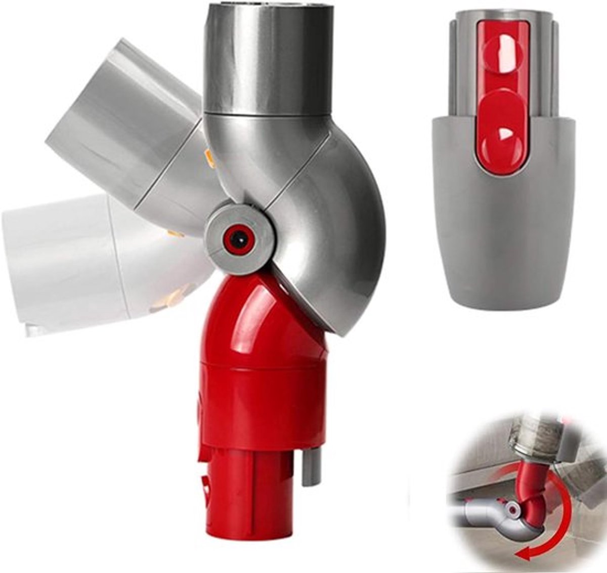Stofzuigeronderdelen Adapters - Geschikt Voor Dysons Vacuum V7 V8 V10 V11 - Snelontgrendelingsadapter - Gereedschap Onderste adapter - 967762-01 - Reinigingsgereedschap
