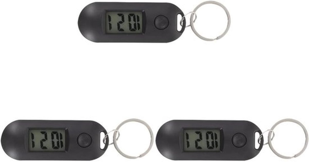 Digitale Zakhorloge - Sleutelhanger Horloge - Tijd Aflezen - Compact Ontwerp - 6.5 cm Lengte