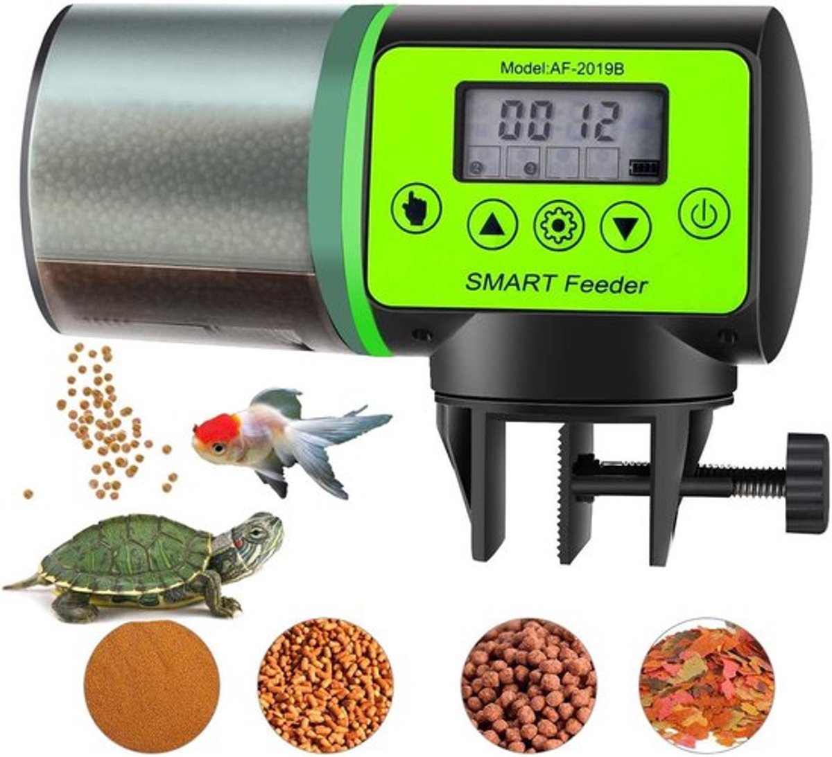 Automatische Voederautomaat - 200ml - Aquarium - Vissen Visvoer Voer Automaat - Visvoerdispenser met Timer - Automatische vissenvoerder - voor Aquarium, Vistank, Schildpaddentank
