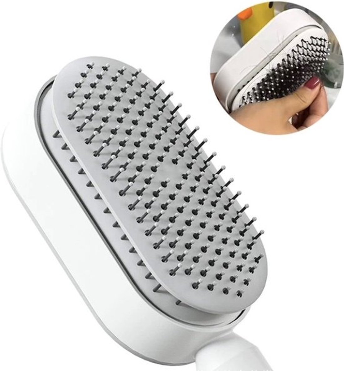 Zelfreinigende Haarbostel - De ultieme borstel voor moeiteloze haarverzorging