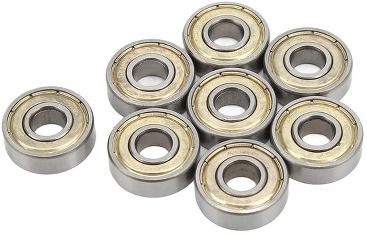 608zz lagers - 8 stuks hoge precisie ABEC 11 - koolstofstaal voor rolschaatsen en dansborden