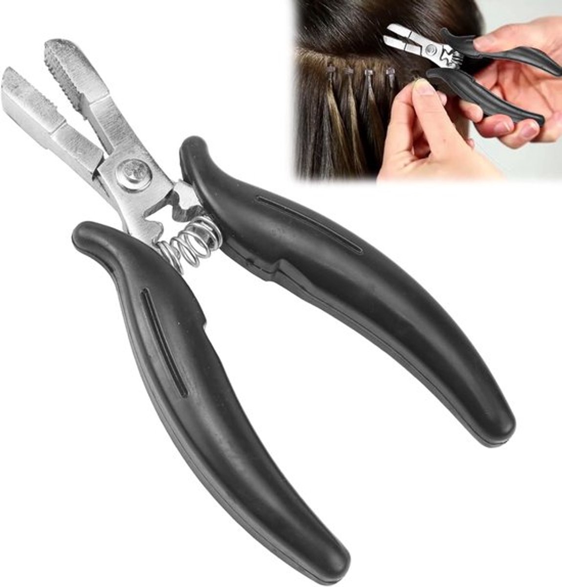 Extensions-tangen - bonding-tangen voor het verwijderen van haar extensions - tangen voor dreadlocks extensions - microring extensions accessoires - haar extensions gereedschap - bonding tangen voor het aanbrengen van bonding