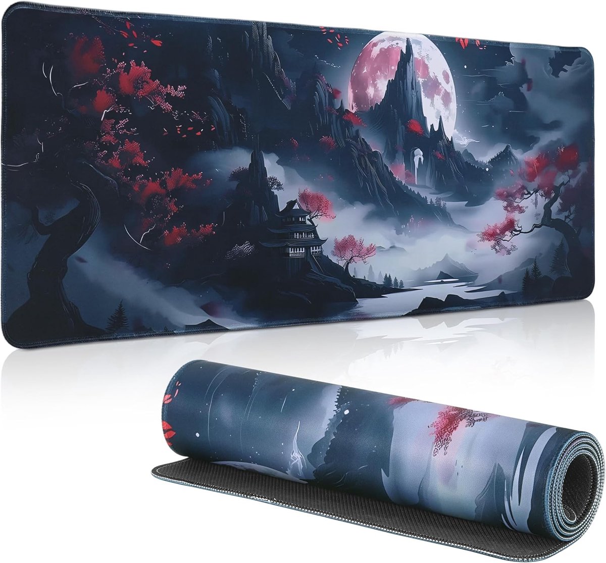 Thijox - Antislip Muismat 80 x 30 cm, Verlengde Gaming Muismat Waterdicht met Rubberen Basis, Bureauonderlegger voor Laptop en Kantoor, Ideaal voor Th